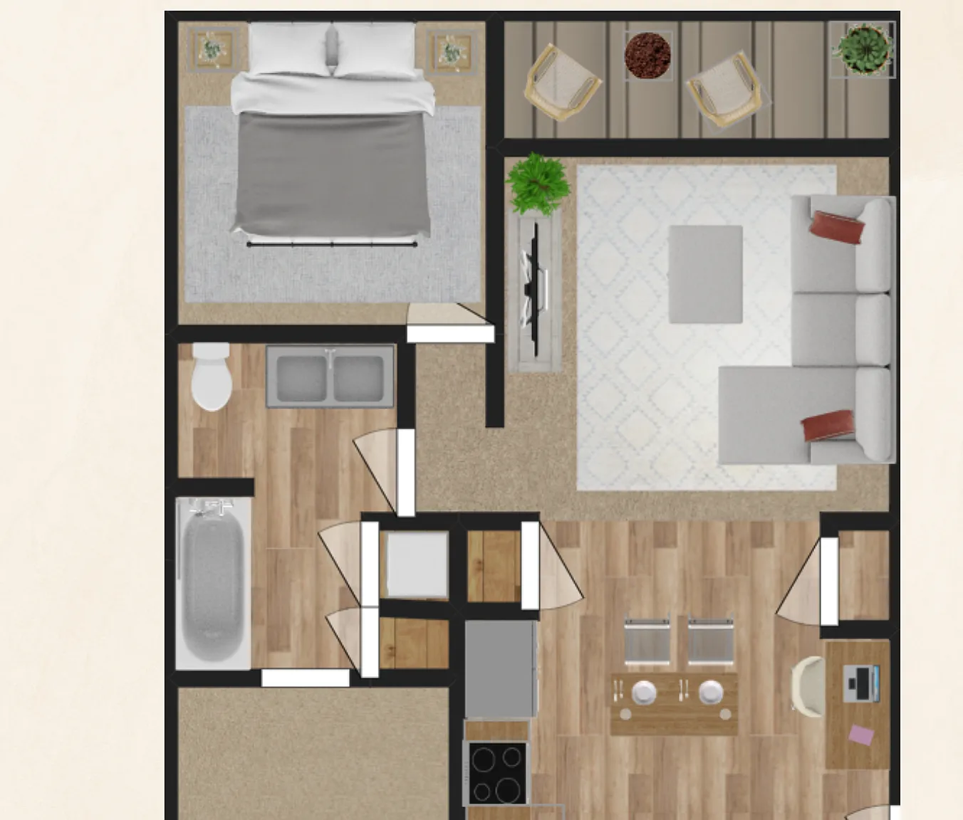 1 bed, 790 sqft, $1,650 — Photo 2