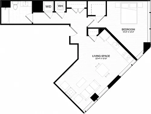 Floor plan 1J