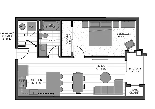 Floor plan Plan G