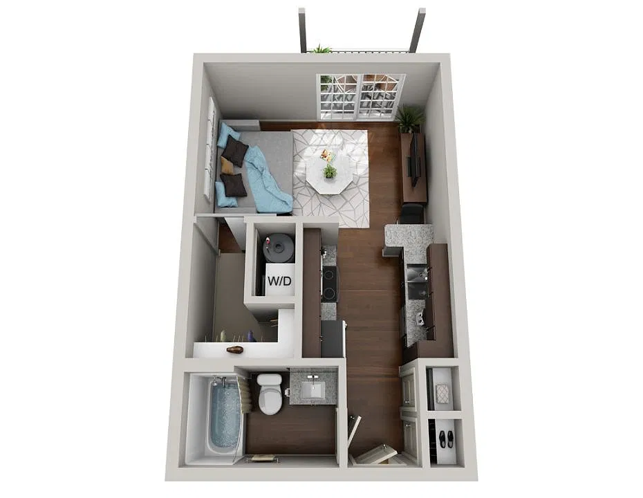 Floor plan Studio A