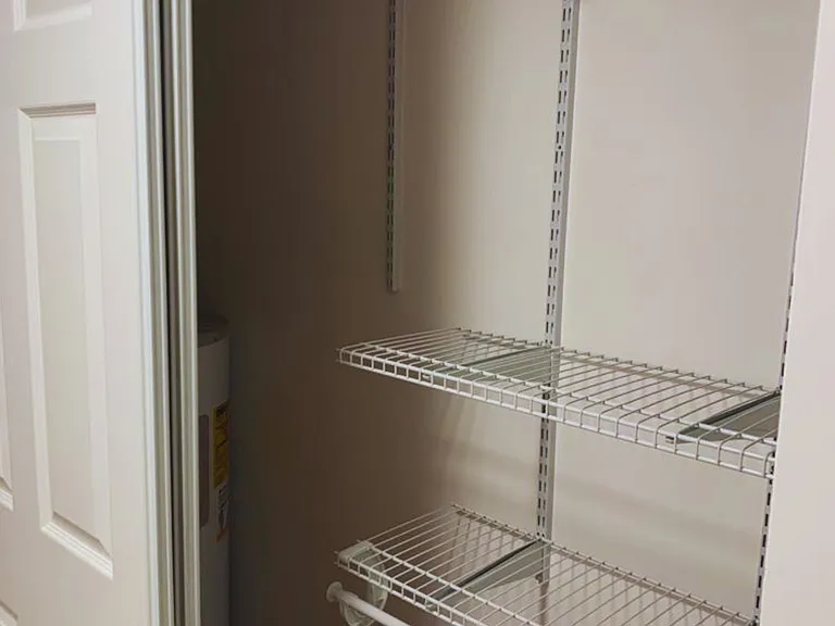 Roomy Closet for Clothes & Essentials.