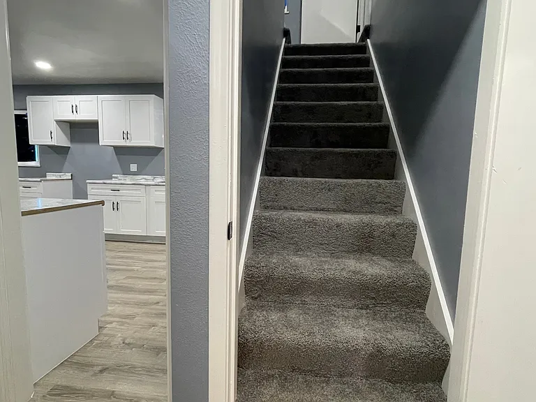Stairs leading upstairs