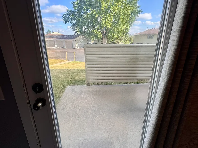 View of Patio from Kitchen/Dining Area
