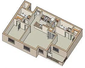 Floor plan 2X2