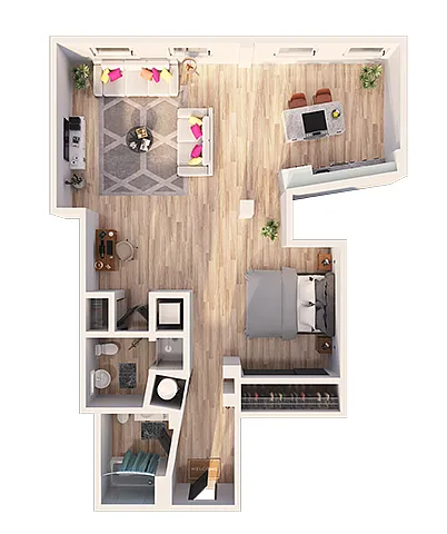 Floor plan W
