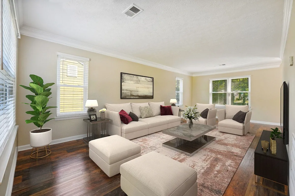 What your living room could look like! (staged for photo) - Grinder Dr