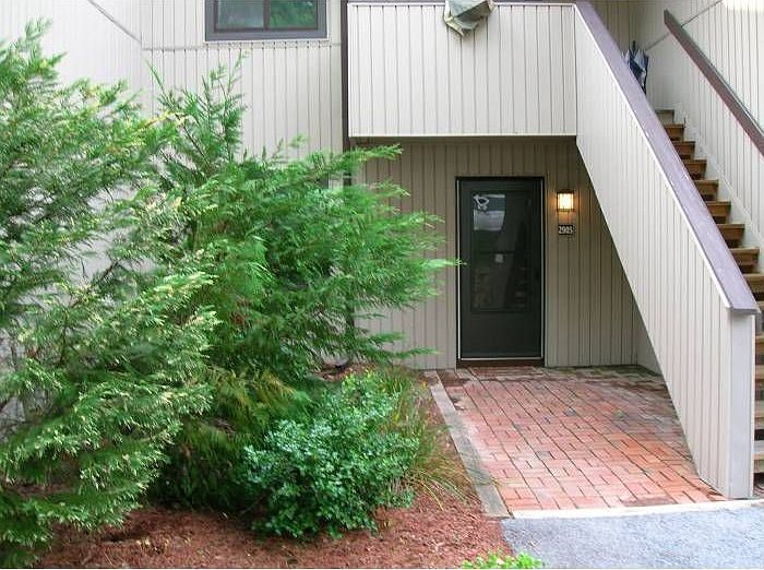 Front with patio
