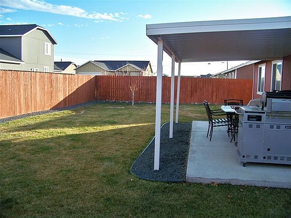 fenced,covered patio