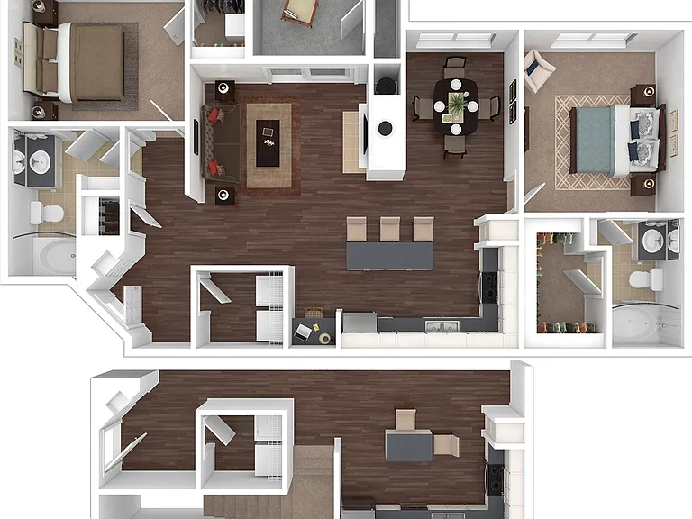 B3 Floorplan | Two Bedroom B3 Floorplan | Two Bedroom