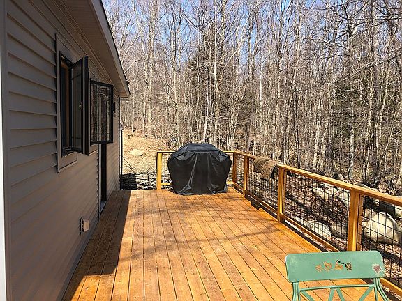 View from side on deck