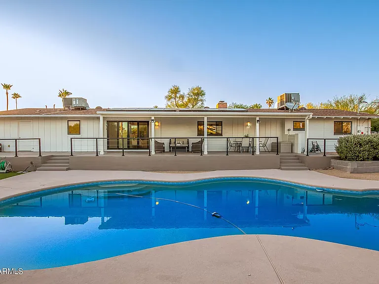 Pool and back patio