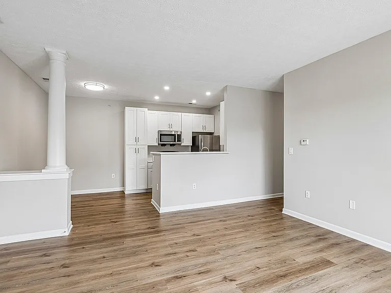 Modern open-concept apartment