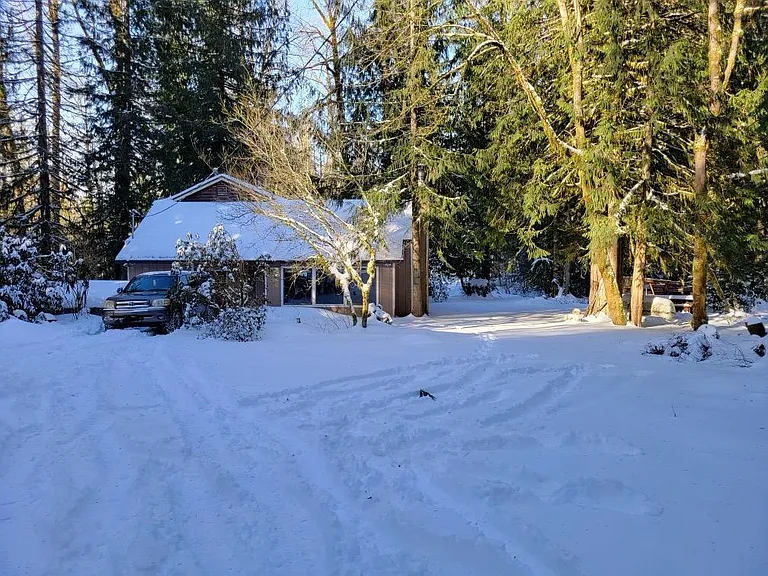 House in snow