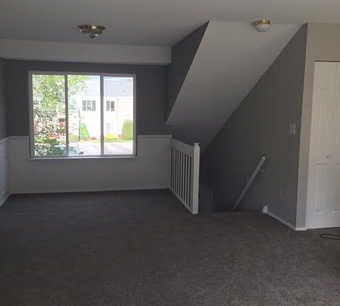 Stairs up into open area