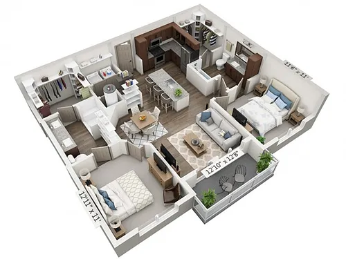 Floor plan Mezzo