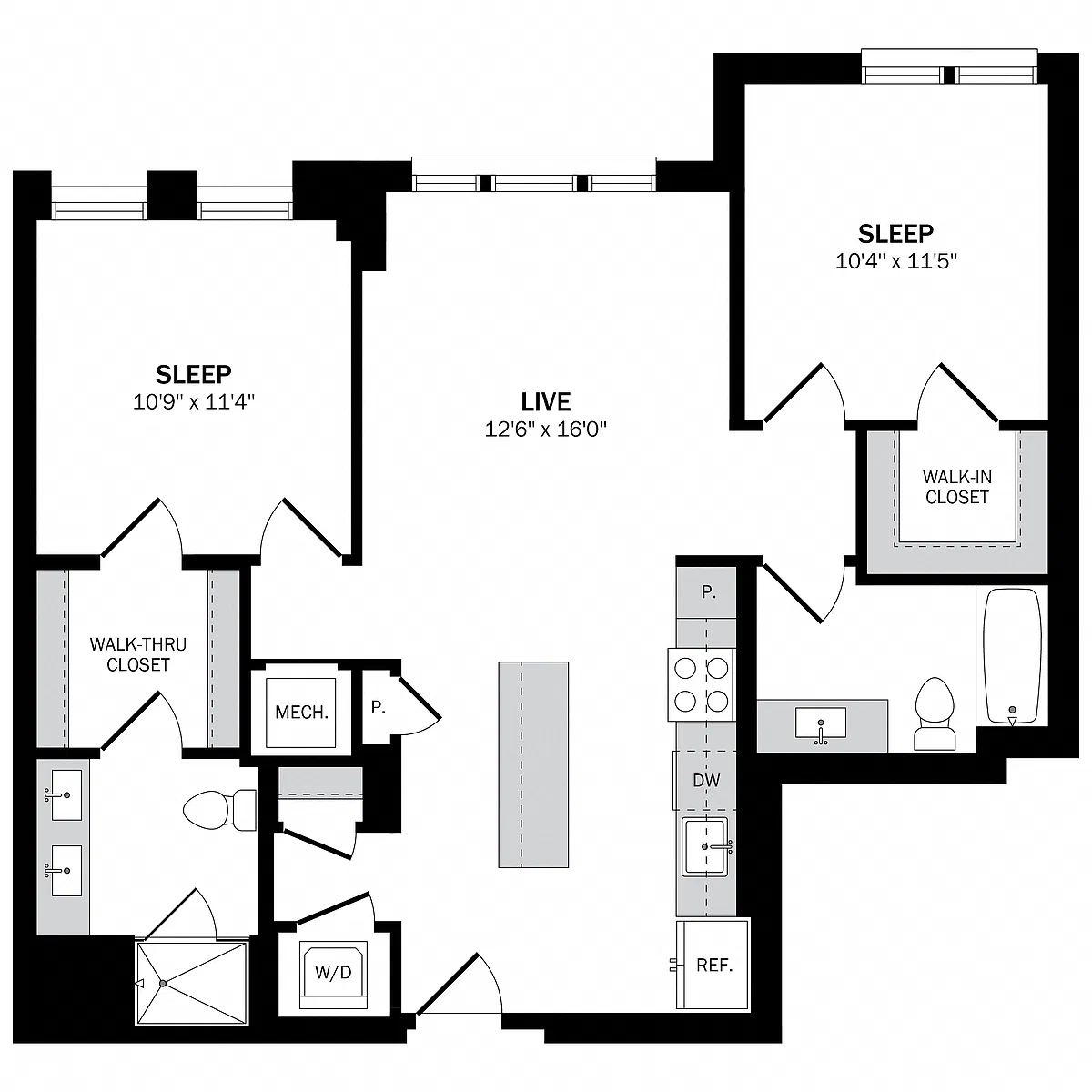 Floor plan HC15