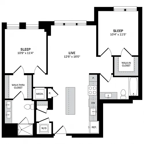 Floor plan HC15