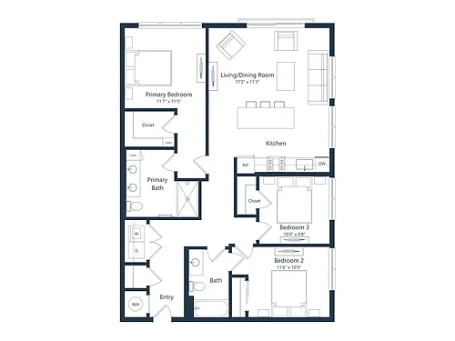 Floor plan E1 AFF