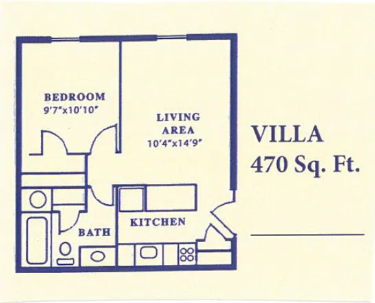 Floor plan Villa