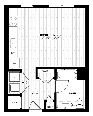 Floor plan 0BHC