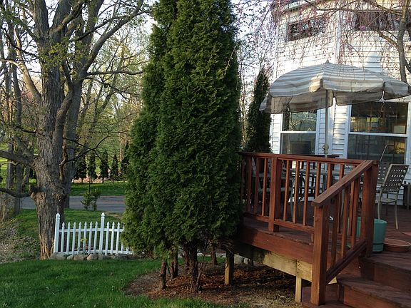Front deck in the spring