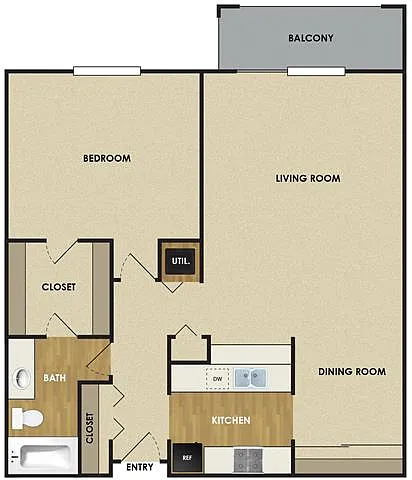Floor plan Aspen - 1A