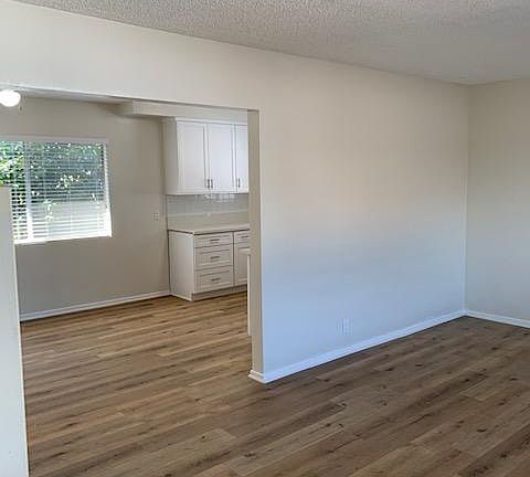 Living room open to kitchen