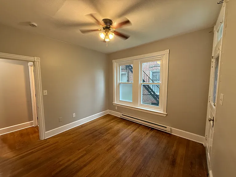 Back room - left is Bathroom to the right the door to Parking Area
