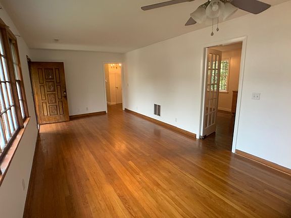Living room looking at front door