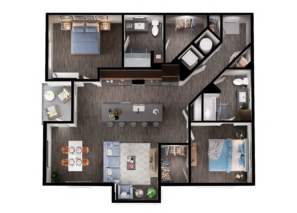 Floor plan B6