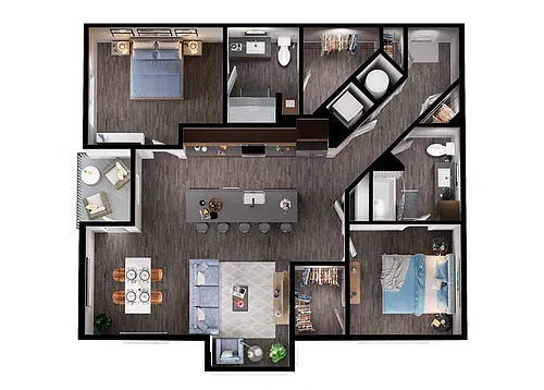 Floor plan B6
