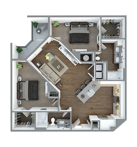 Floor plan B3