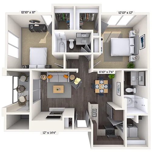 Floor plan 22D