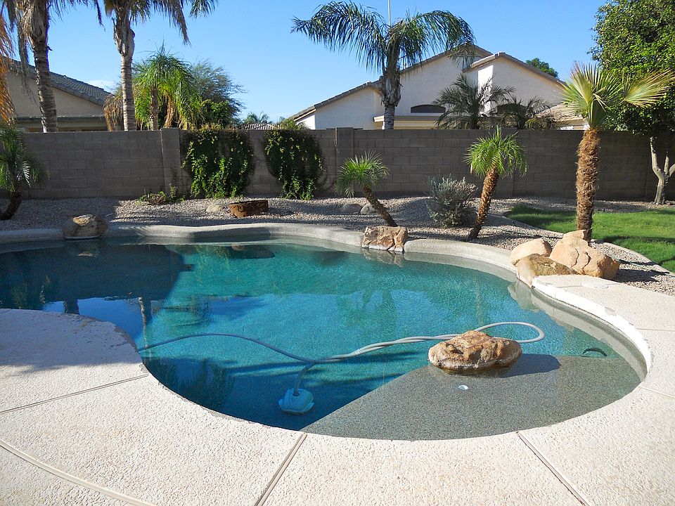 Tropical Pool with Boulders