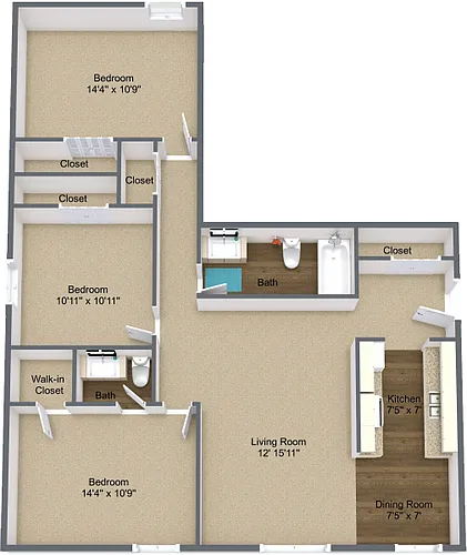 Floor plan DELUXE 3