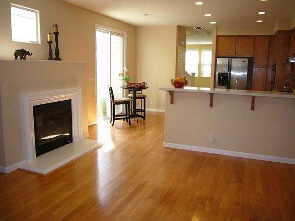 Newly refinished floor