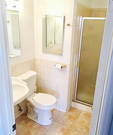 Hallway bathroom