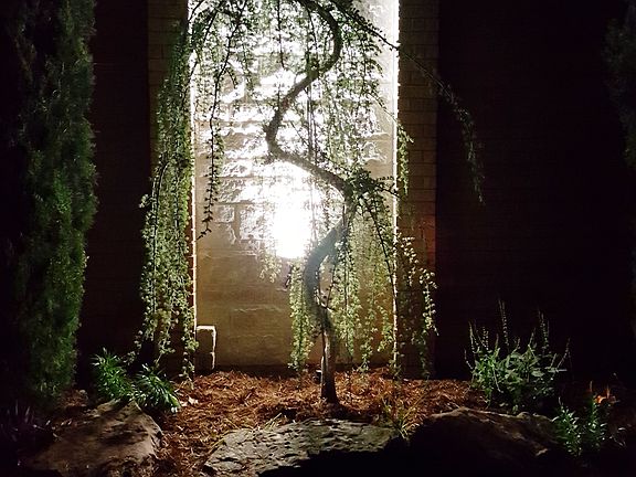 New exterior lighting