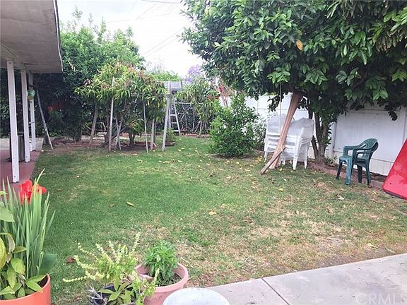Backyard area