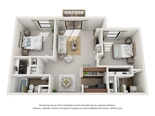 Floor plan B2