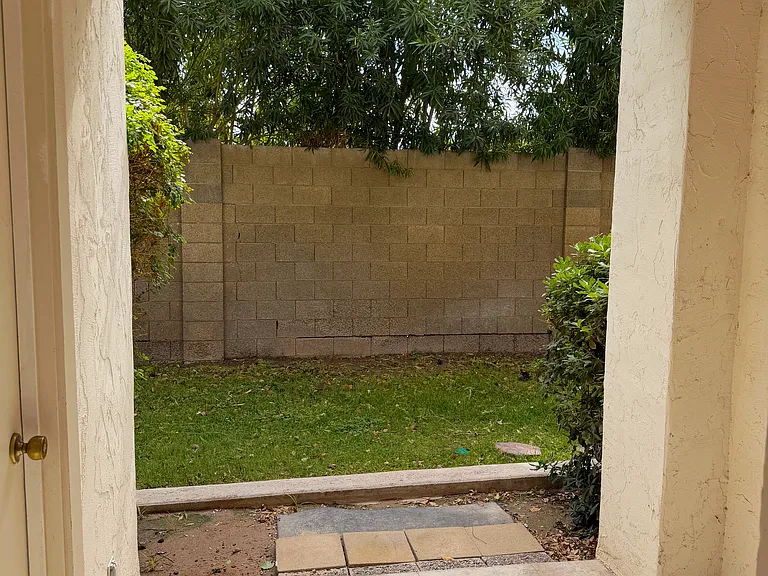 Private patio