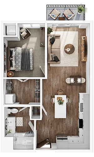 Floor plan Theodore