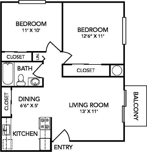 Floor plan The Catamaran