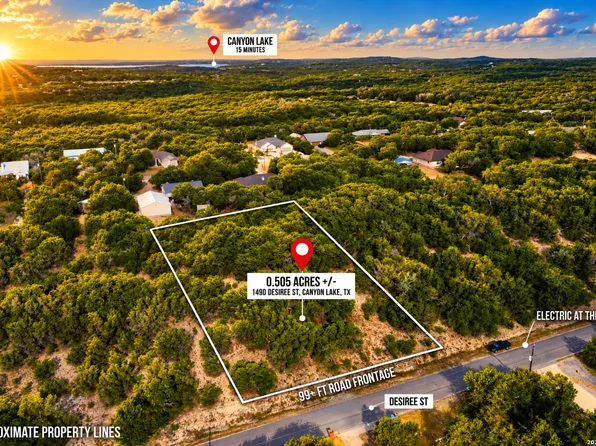 1490 DESIREE ST LOT 508, Canyon Lake, TX 78133