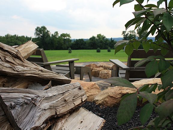 View from firepit