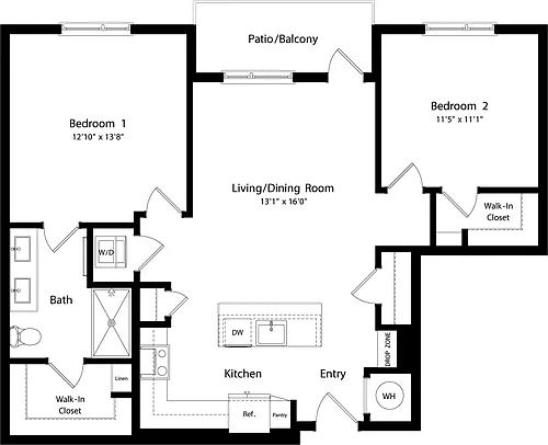 Floor plan B1 (Alt 1)