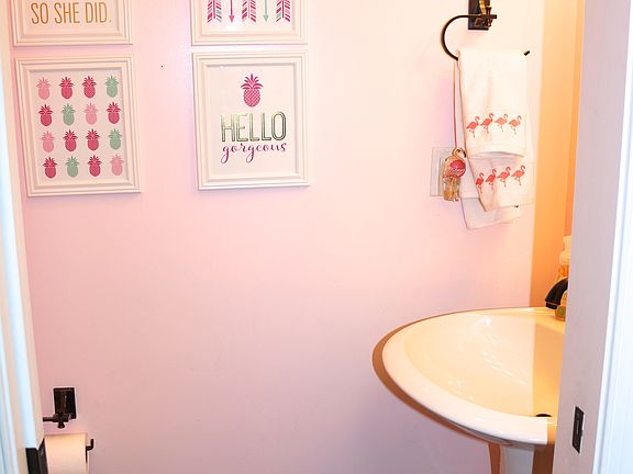 First floor half bath