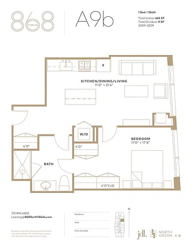 Floor plan A9b