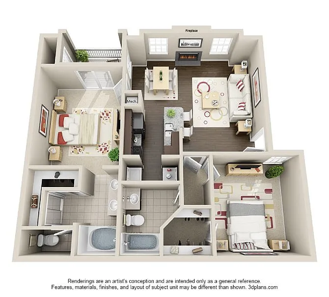 Floor plan Vie B1
