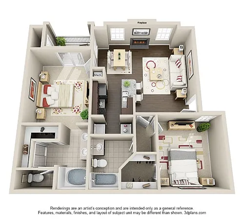 Floor plan Vie B1